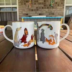 Set of 2 Vintage Disney Mugs